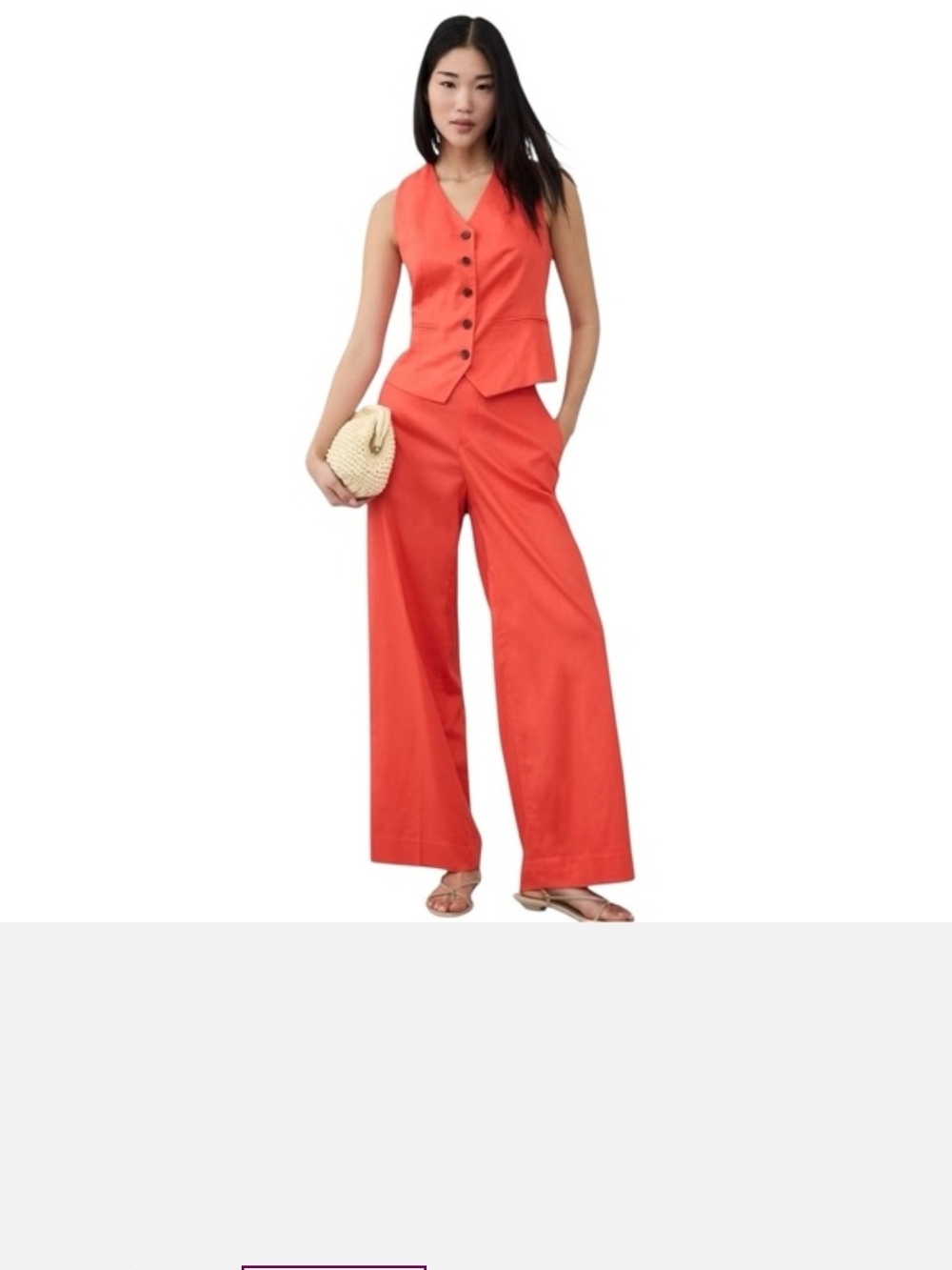 Banana Republic Women’s Coral Wide-Leg Pants